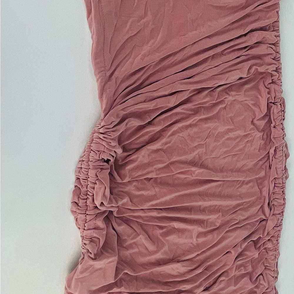 SLINKY RUCHED RACER MINI
DRESS blush - Picture 5 of 10